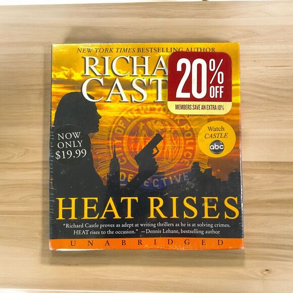Heat Rises CD by Richard Castle (2012, Compact Disc, Unabridged) New, 10 Discs - Picture 1 of 6